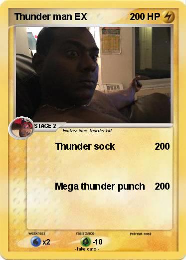 Pokemon Thunder man EX