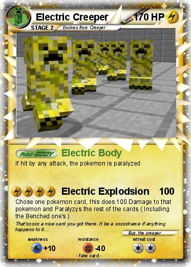 Pokemon Electric Creeper