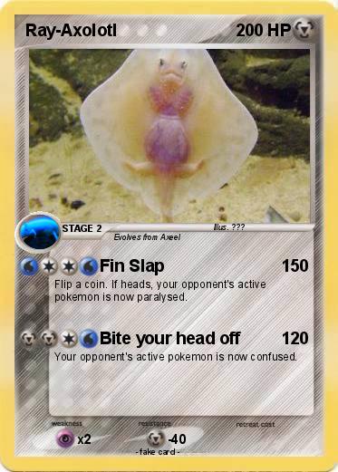 Pokemon Ray-Axolotl