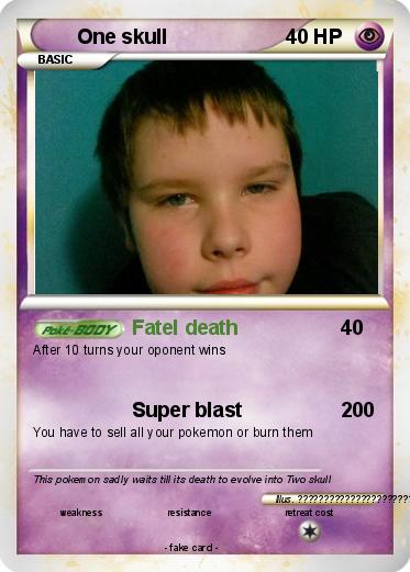 Pokemon One skull