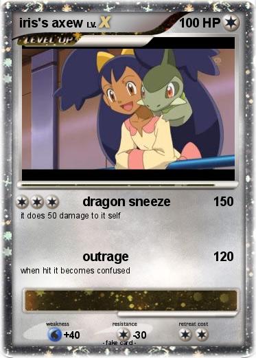 Pokemon iris's axew