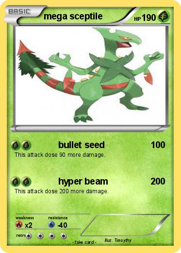 Pokemon mega sceptile