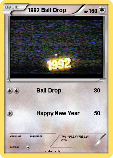 Pokemon 1992 Ball Drop