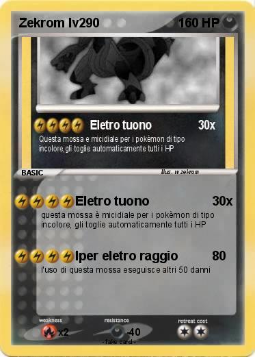 Pokemon Zekrom lv290