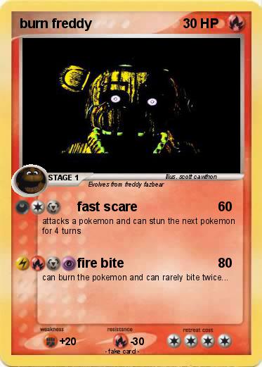 Pokemon burn freddy