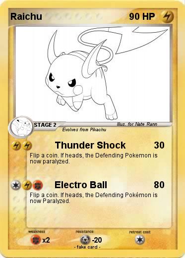 Pokemon Raichu