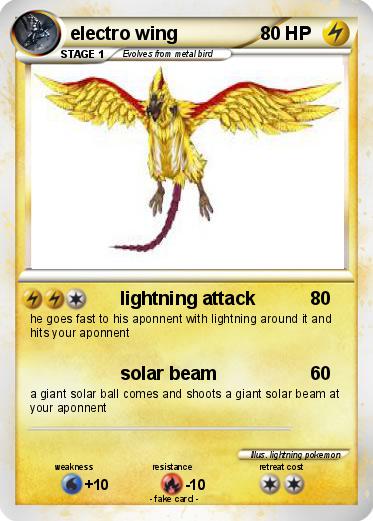Pokemon electro wing