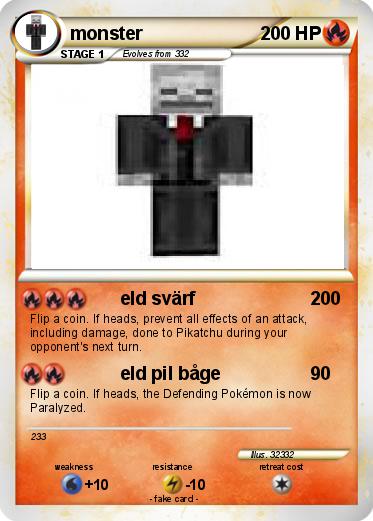 Pokemon monster