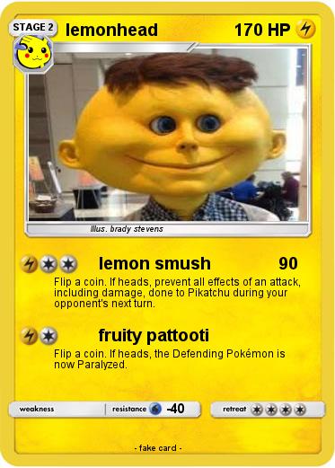 Pokemon lemonhead