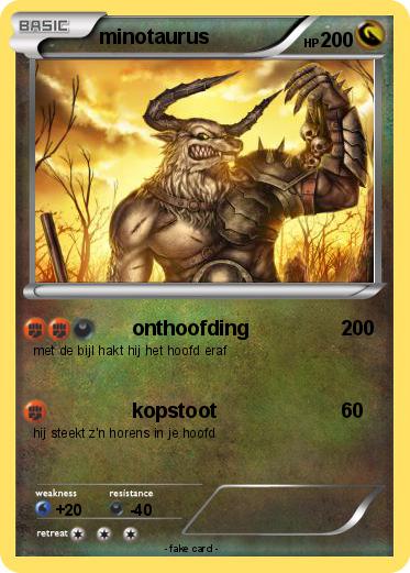 Pokemon minotaurus