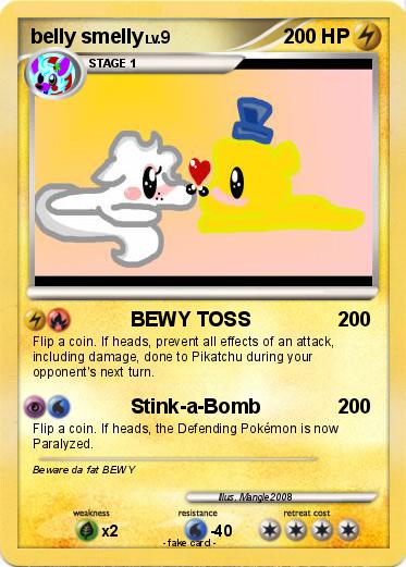 Pokemon belly smelly