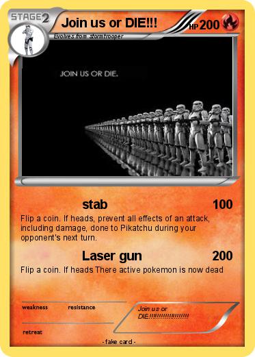 Pokemon Join us or DIE!!!