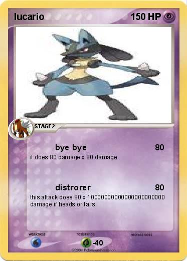 Pokemon lucario