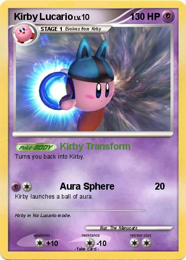 Pokemon Kirby Lucario