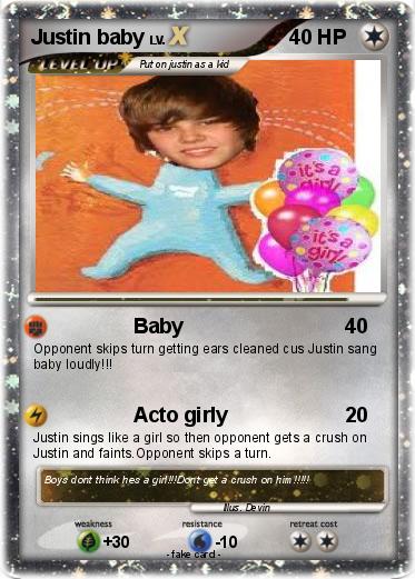 Pokemon Justin baby