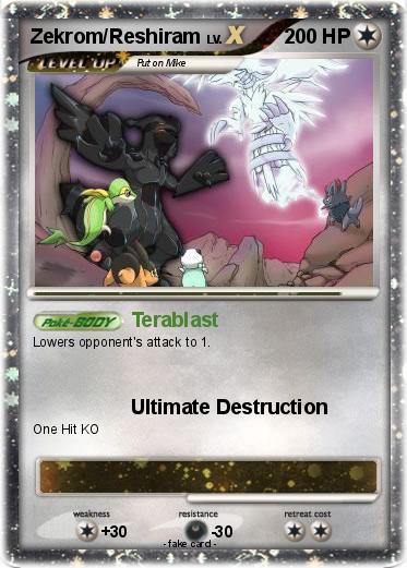 Pokemon Zekrom/Reshiram