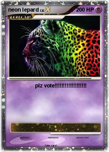Pokemon neon lepard