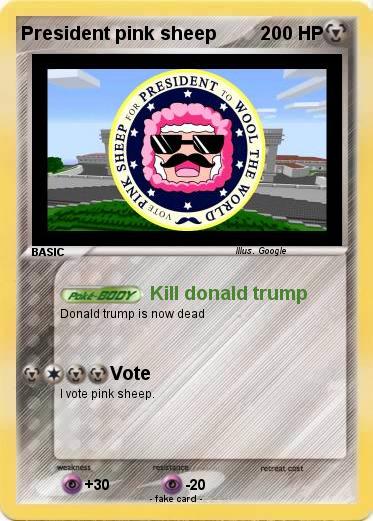 Pokemon President pink sheep
