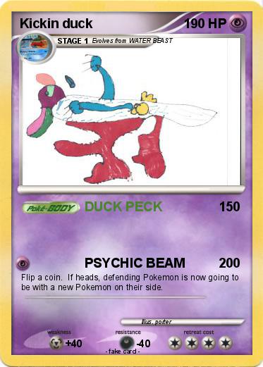 Pokemon Kickin duck