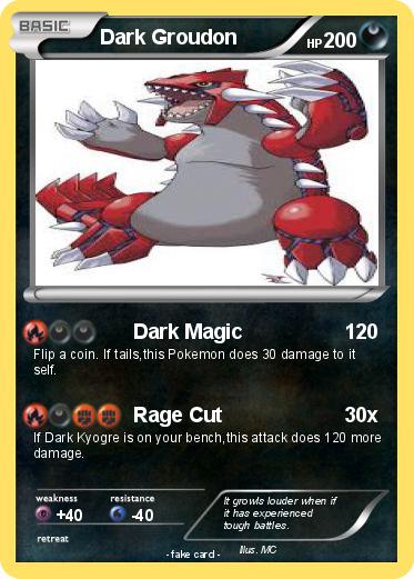Pokemon Dark Groudon