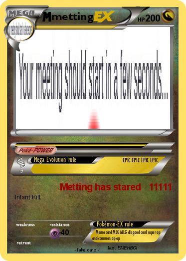 Pokemon metting