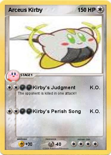 Pokemon Arceus Kirby
