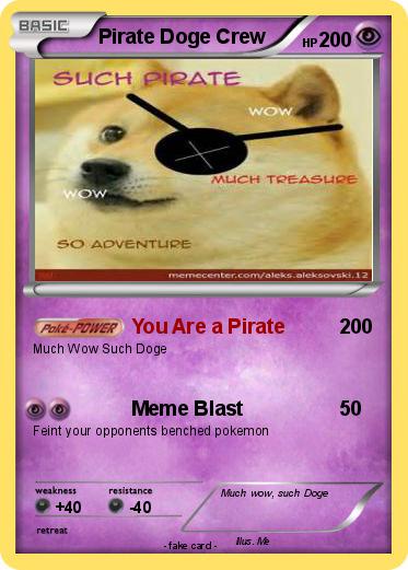 Pokemon Pirate Doge Crew