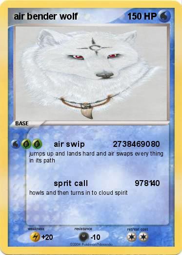 Pokemon air bender wolf   