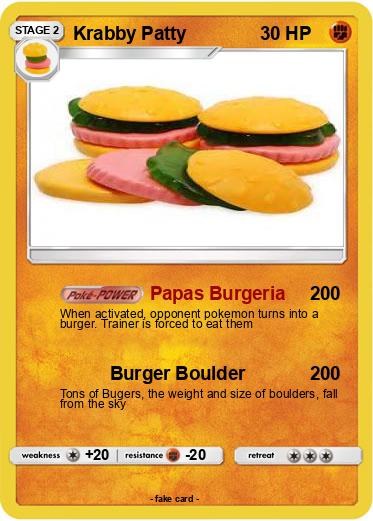 Pokemon Krabby Patty