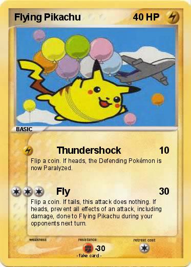 Pokemon Flying Pikachu