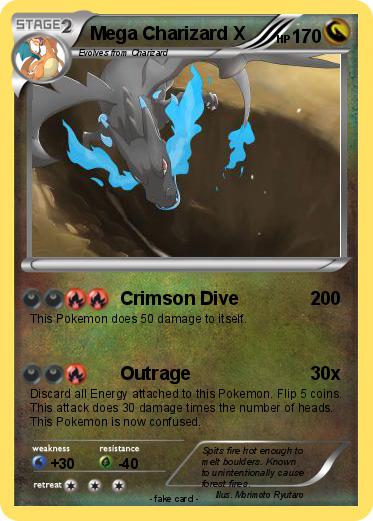 Pokemon Mega Charizard X