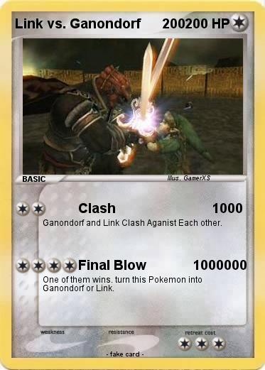 Pokemon Link vs. Ganondorf      200
