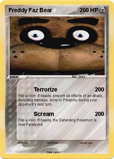 Pokemon Freddy Faz Bear