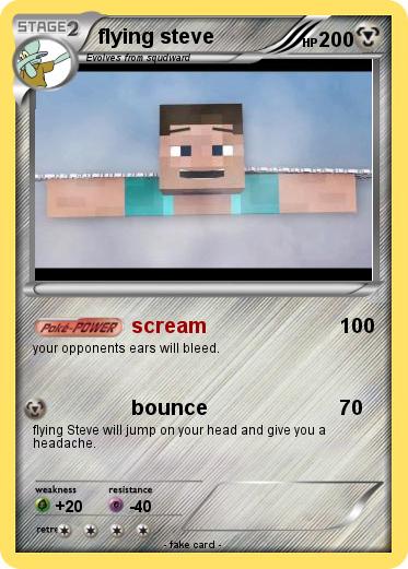 Pokemon flying steve