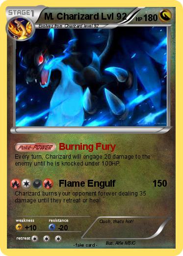 Pokemon M. Charizard Lvl 92