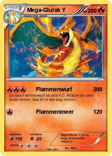 Pokemon Mega-Glurak Y