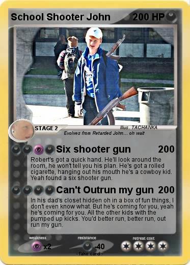 Pokemon School Shooter John
