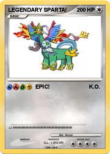 Pokemon LEGENDARY SPARTA!