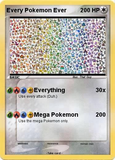 Pokemon Every Pokemon Ever