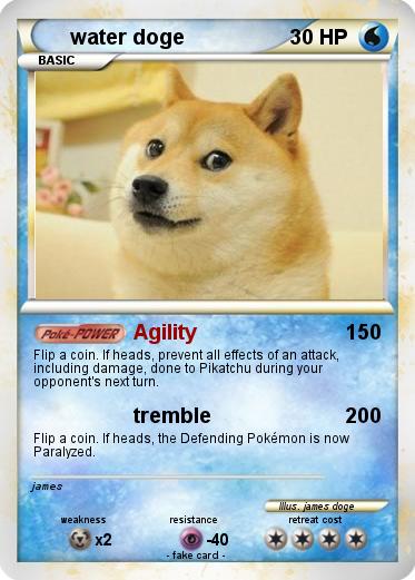 Pokemon water doge