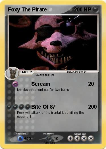 Pokemon Foxy The Pirate