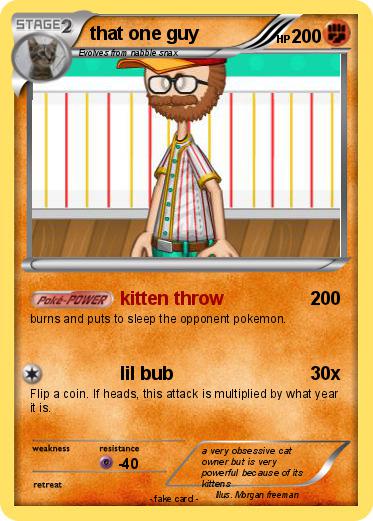 Pokemon that one guy