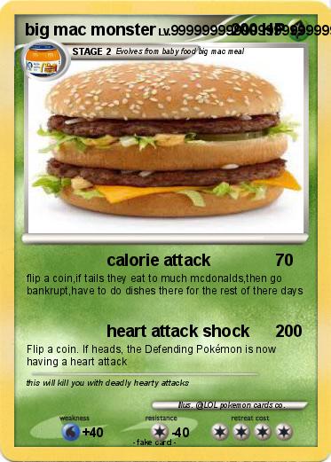 Pokemon big mac monster