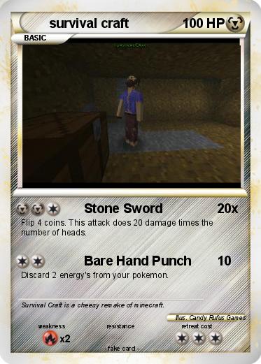 Pokemon survival craft