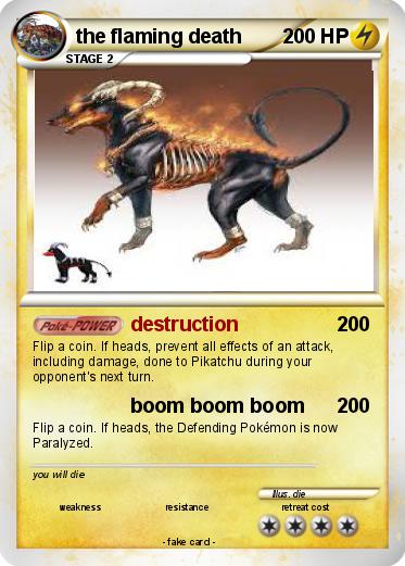 Pokemon the flaming death