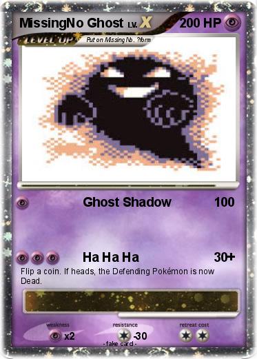 Pokemon MissingNo Ghost