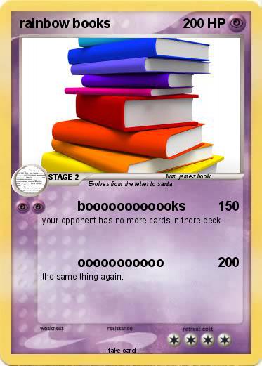 Pokemon rainbow books