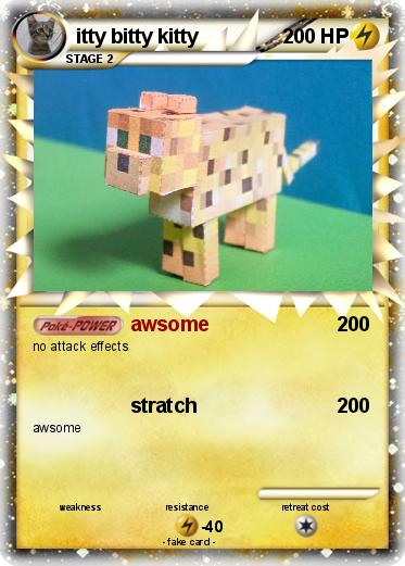 Pokemon itty bitty kitty