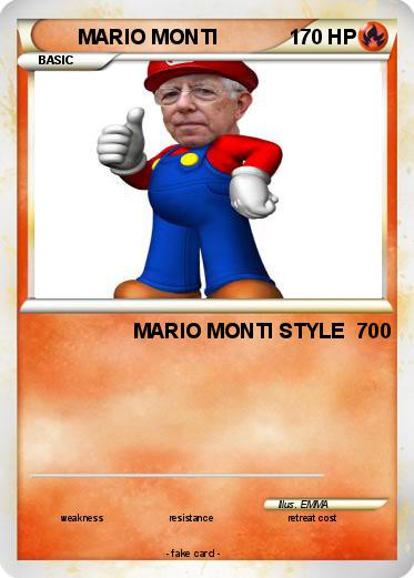 Pokemon MARIO MONTI