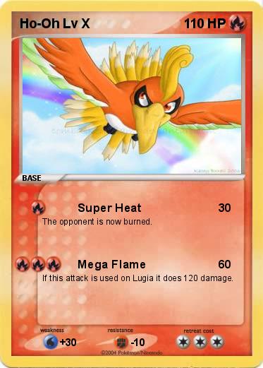 Pokemon Ho-Oh Lv X